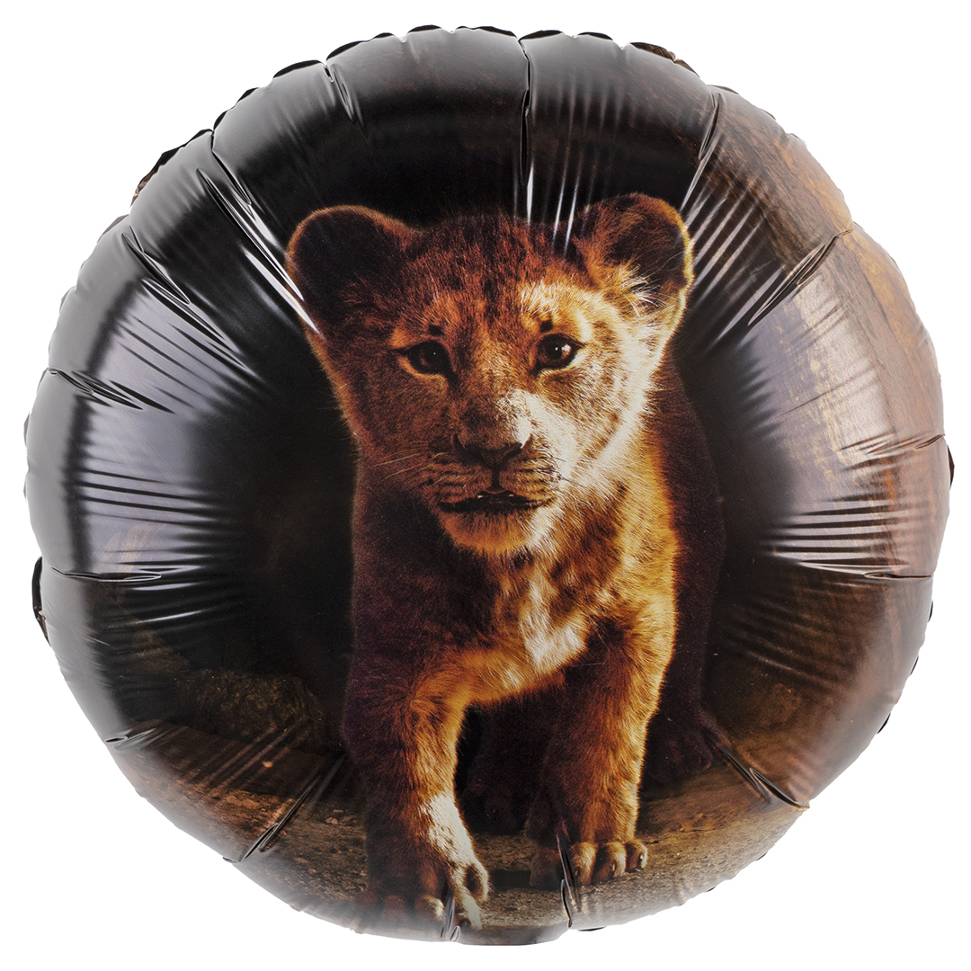 Шар (18''/46 см) Круг, Львенок, 1 шт.