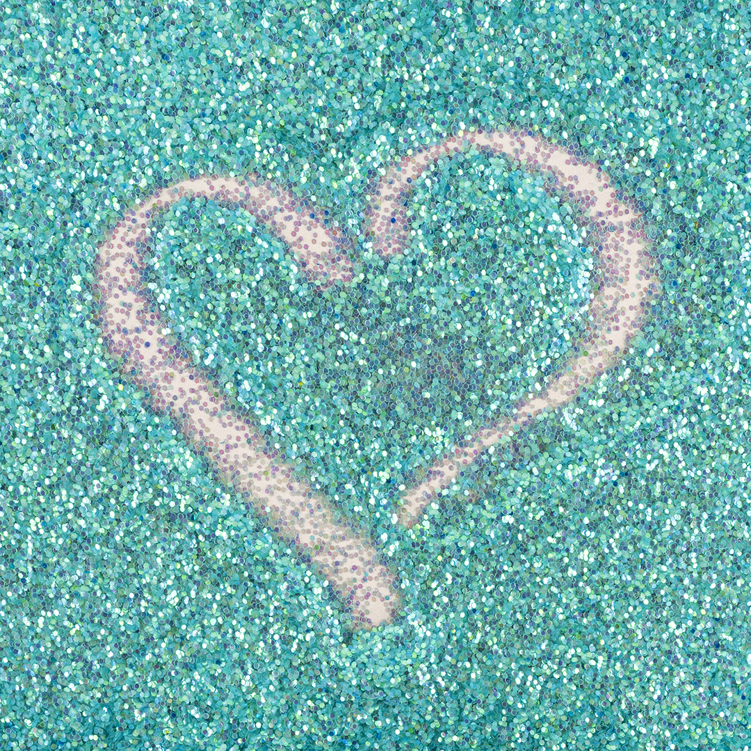 Конфетти фольга Шестиугольники, Голубой, Перламутр, 0,1 см, 90 г.