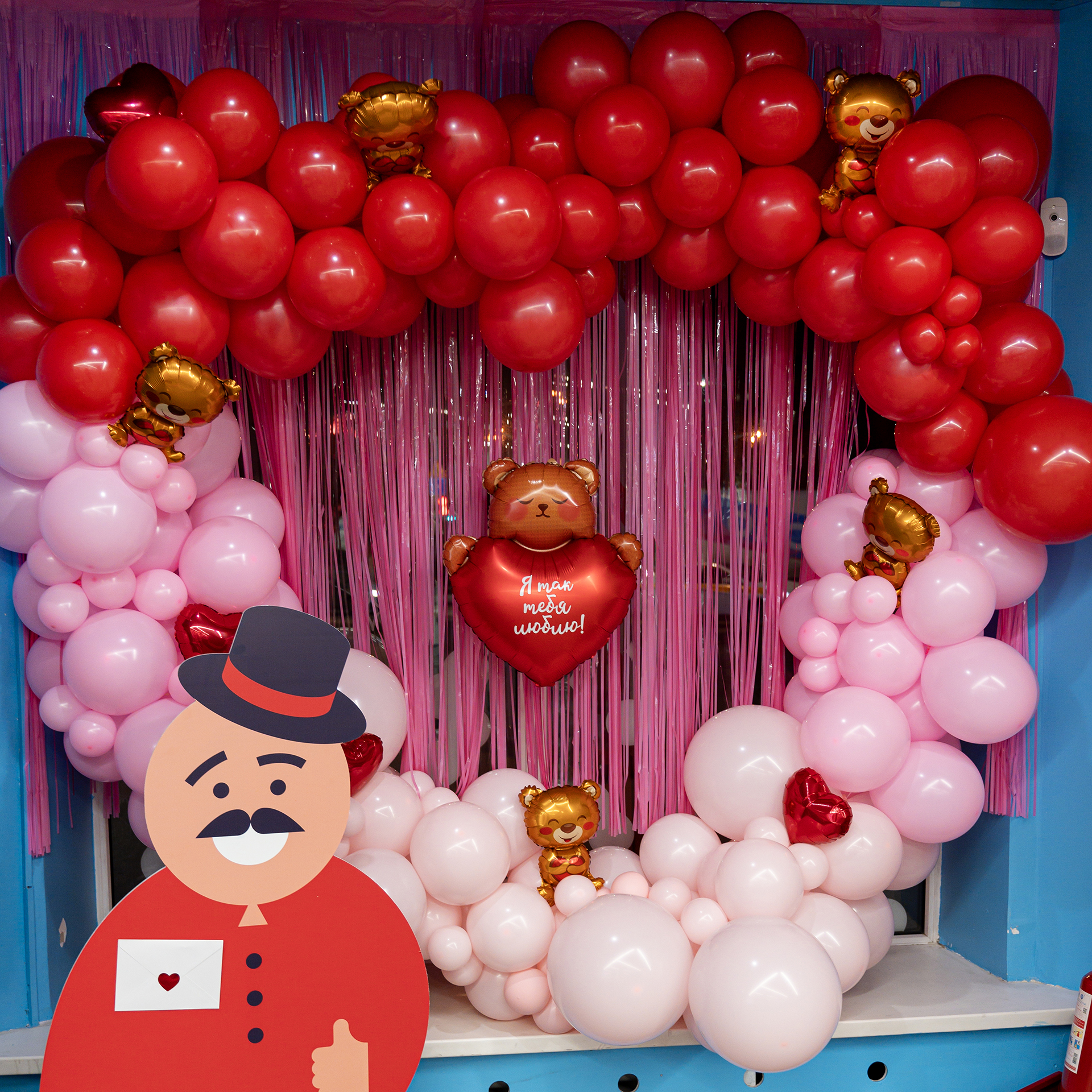 Шар (10''/25 см), Светло-розовый, пастель, 100 шт.