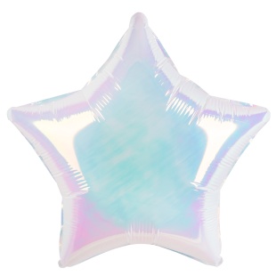 Шар (18''/46 см) Звезда, (надув воздухом), Жемчужный, Хамелеон, 1 шт. в уп.