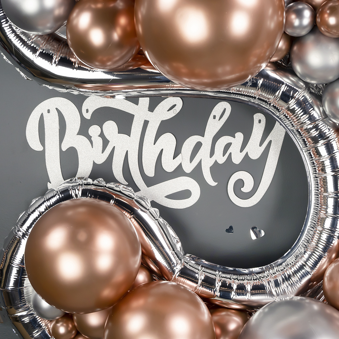 Шар (10''/25 см), Серебро, хром, 50 шт.