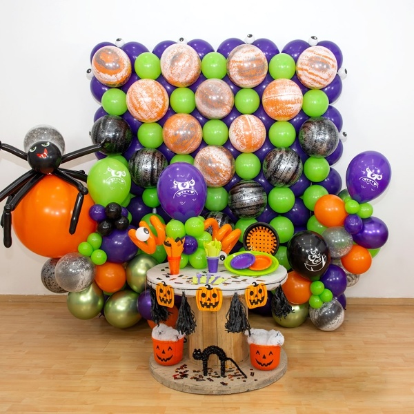 Шар (3''/8 см) ШДМ, Черный (080), пастель, 100 шт.