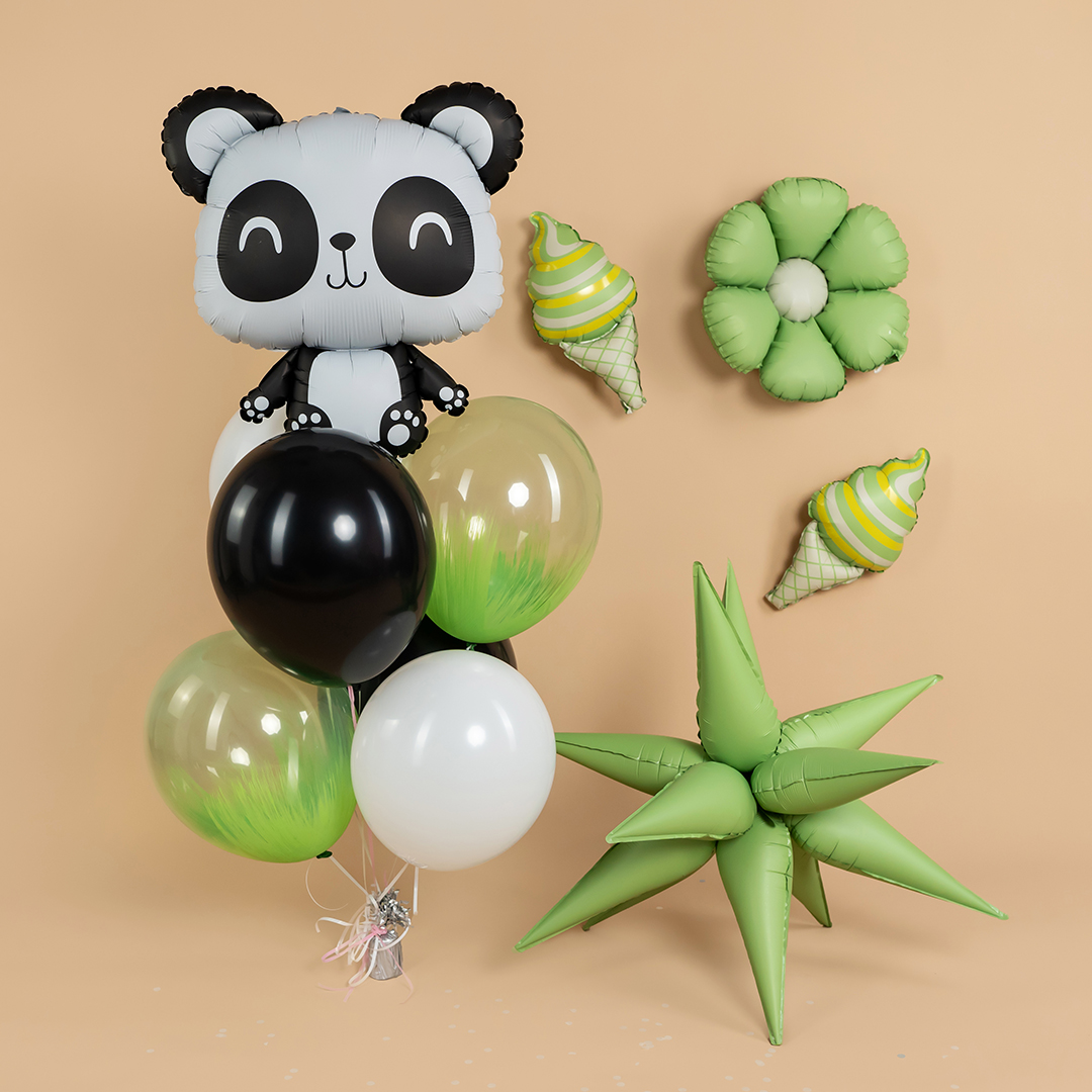 Шар (28''/71 см) Фигура, Маленькая панда, Сатин, 1 шт.