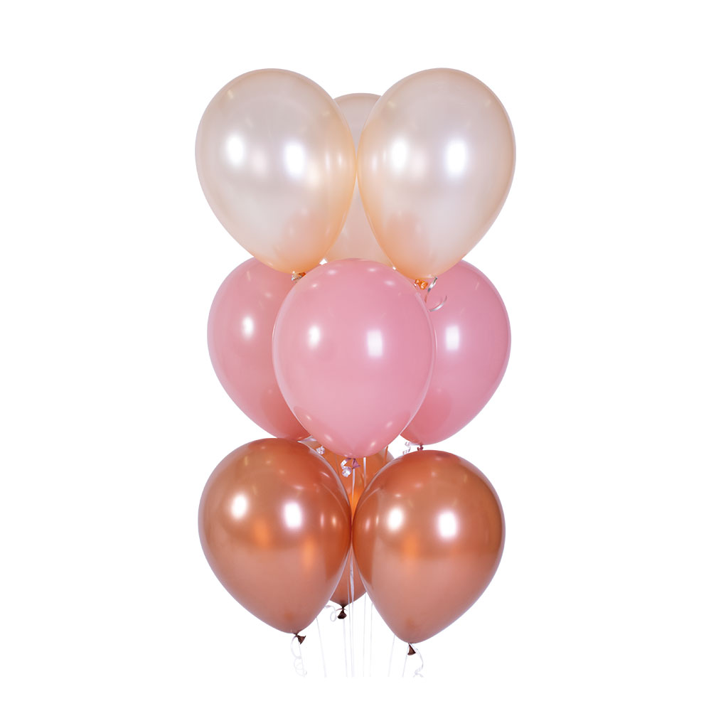 Шар (12''/30 см), Розовый (009), пастель, 12 шт.