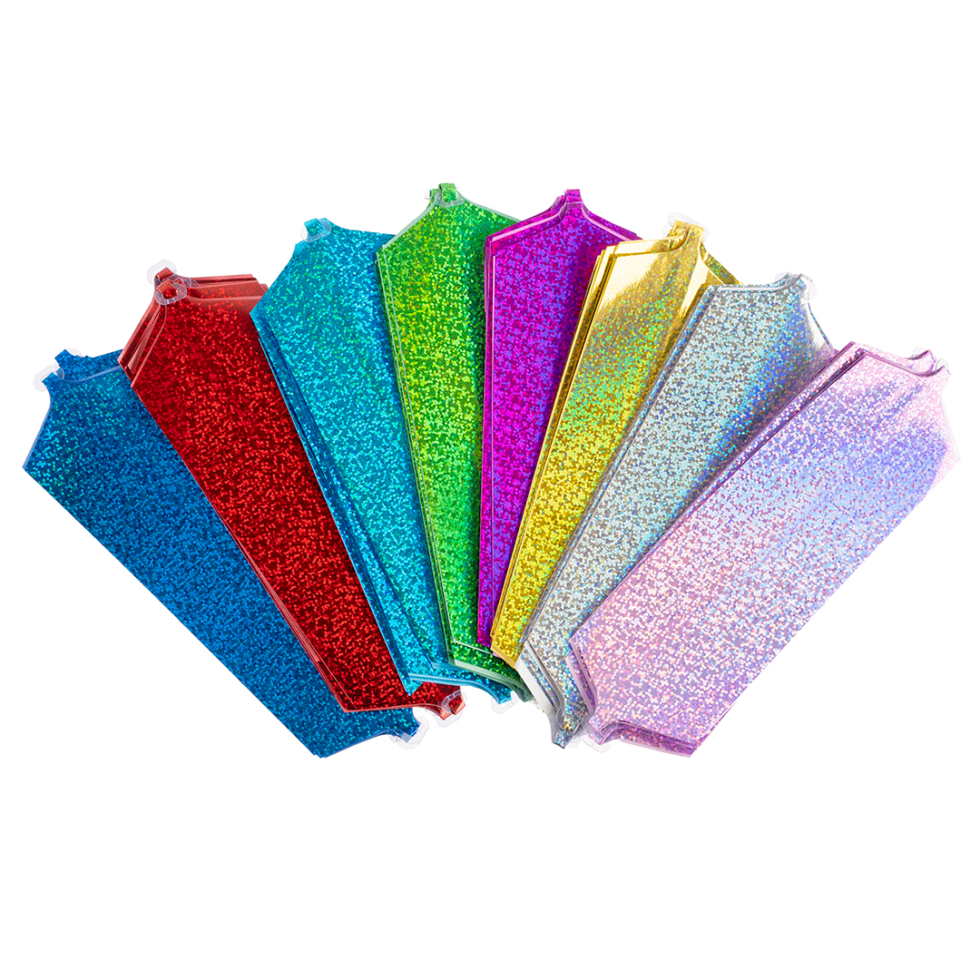 Бант Шар, Розовый, Голография, 21 см, 1 шт. в упак. 