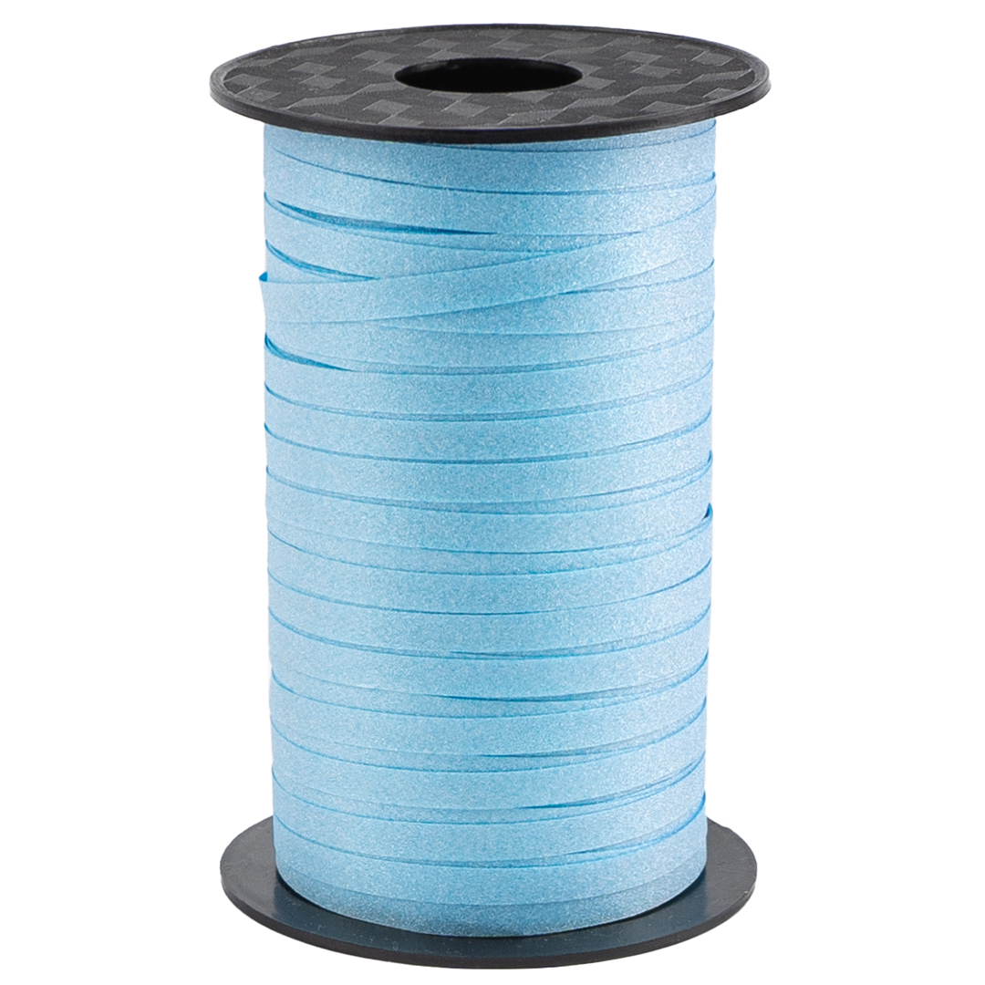 Лента полипропиленовая (0,5 см*100 м) Синий, Глиттер, 1 шт.