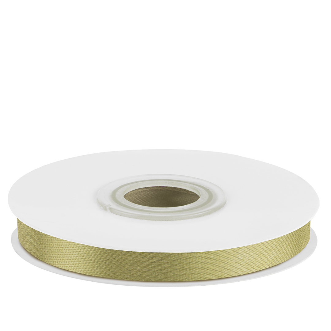 Лента атласная (0,7 см*22,85 м) Авокадо, 1 шт.