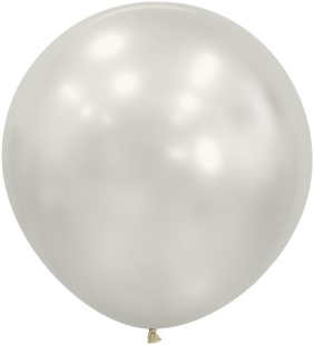 Шар (24''/61 см), Устрично-белый (806), шелк, 3 шт.