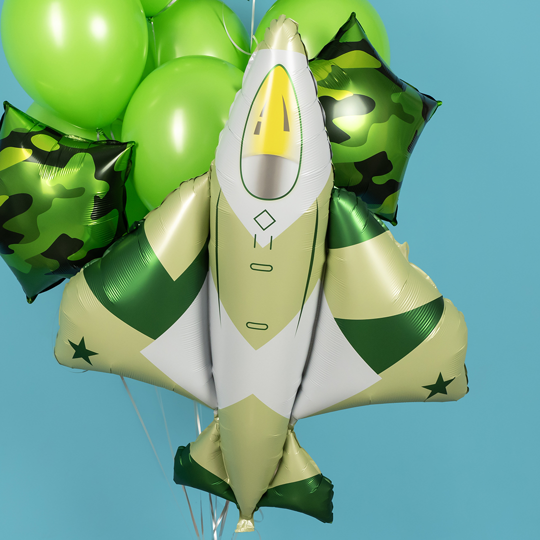 Шар (18''/46 см) Звезда, Камуфляж, 1 шт.