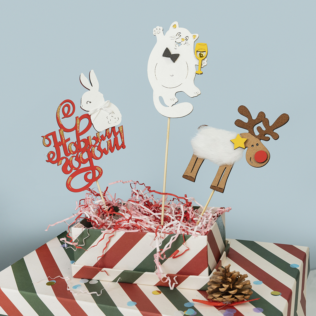 Топпер, Кот джентльмен, 7*32,5 см, 1 шт.