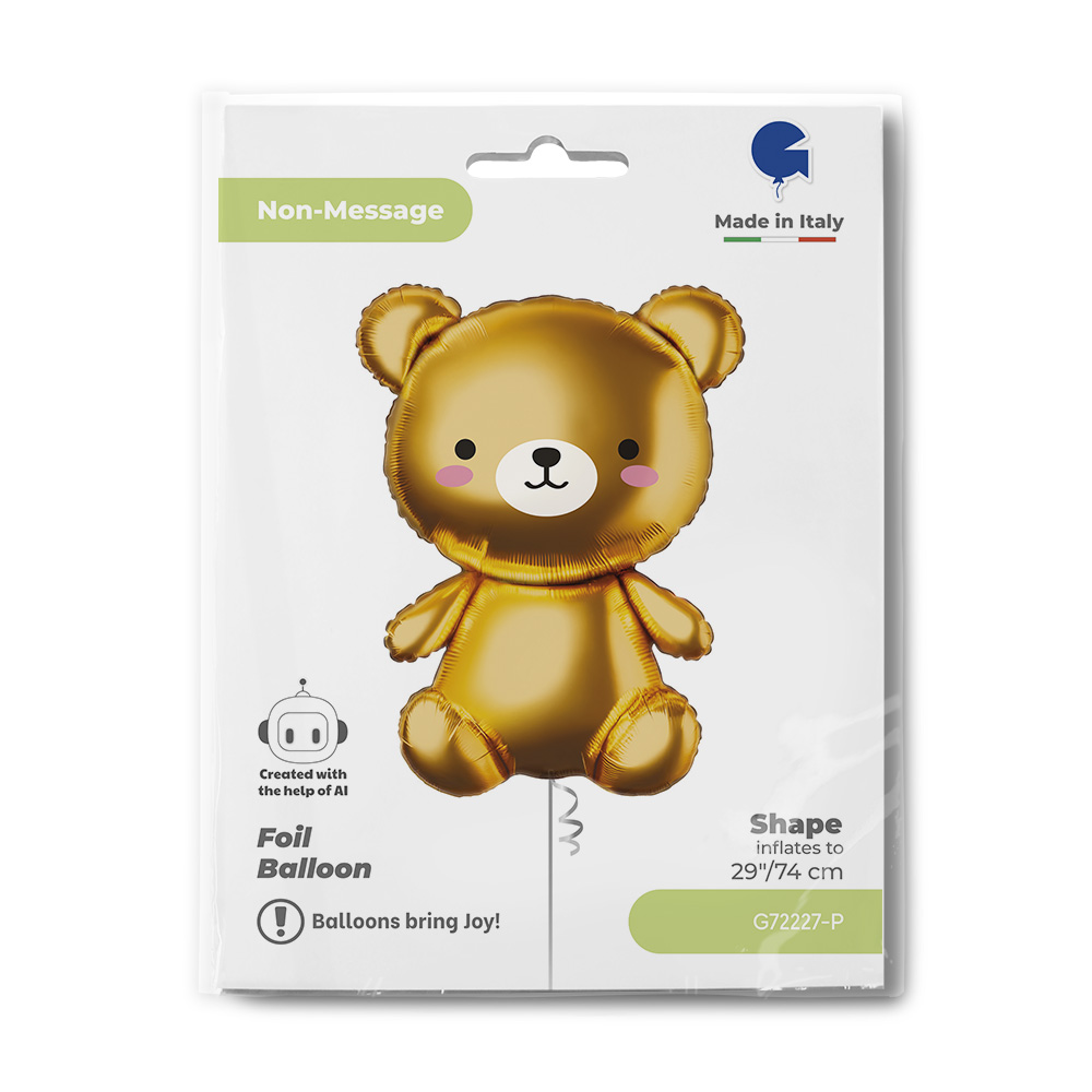 Шар (29''/74 см) Фигура, Милый мишка, 1 шт. в уп.