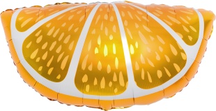 Шар (26''/66 см) Фигура, Долька апельсина, 1 шт. в уп.