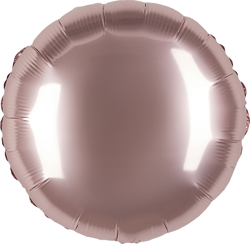 Шар (18''/46 см) Круг, Грибной, Сатин, 1 шт.