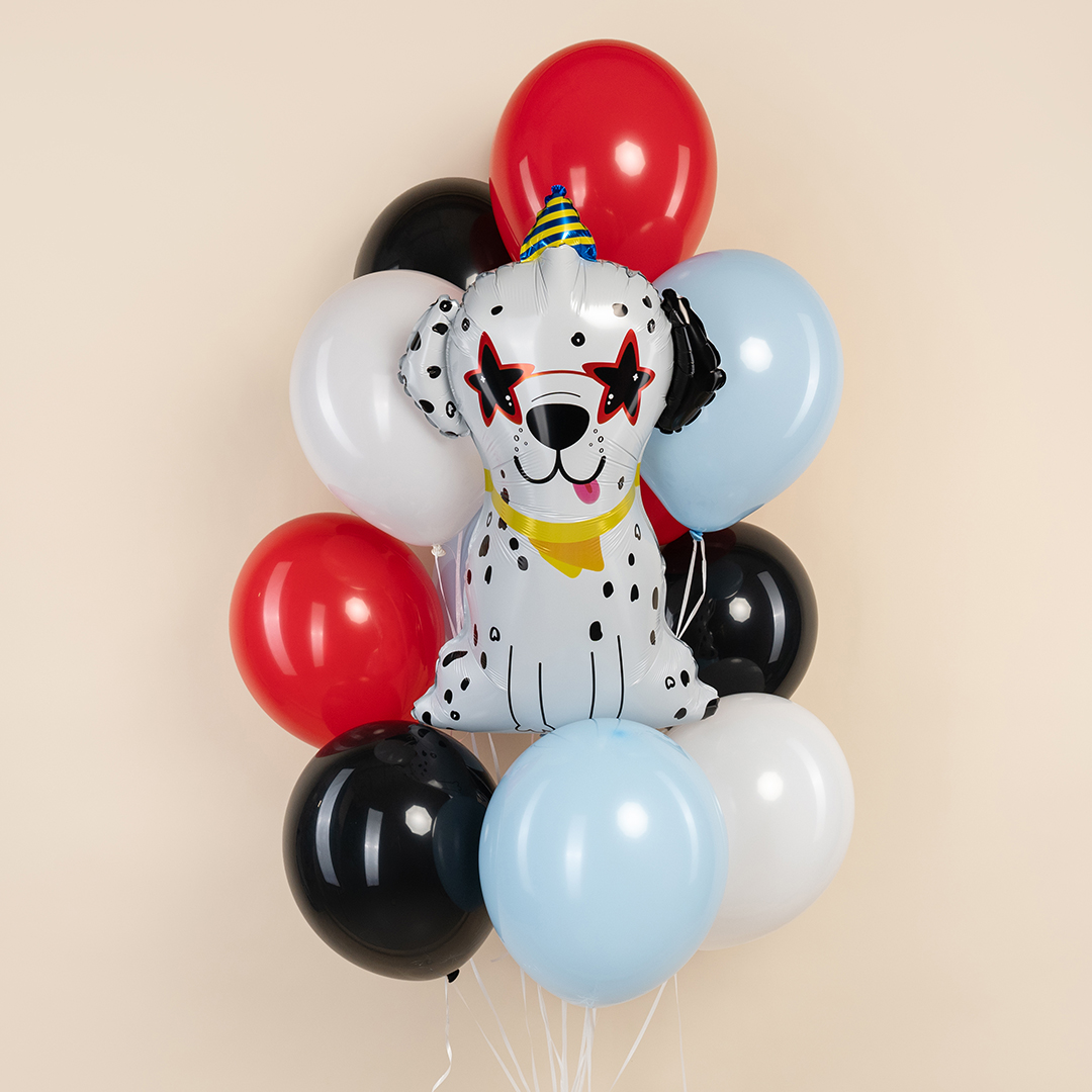 Шар (33''/84 см) Фигура, Далматинец в колпачке, 1 шт.