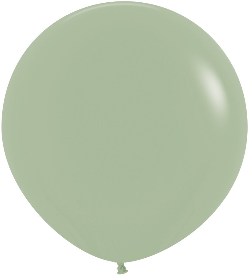 Шар (24''/61 см), Эвкалипт (027), пастель, 3 шт.