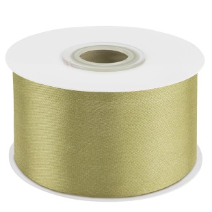 Лента атласная (3,8 см*22,85 м) Авокадо, 1 шт.