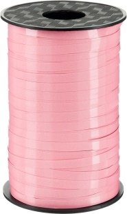 Лента полипропиленовая (0,5 см*250 м) Розовый, Лаковый, 1 шт.