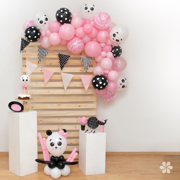 Шар (3''/8 см) ШДМ, Черный (080), пастель, 100 шт.