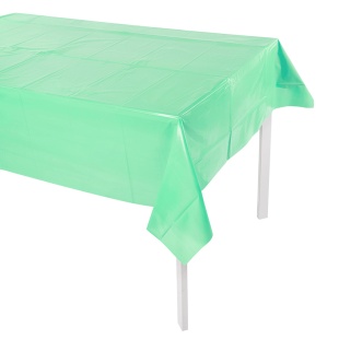 Скатерть одноразовая, Зеленый, 120*160 см, 1 шт.