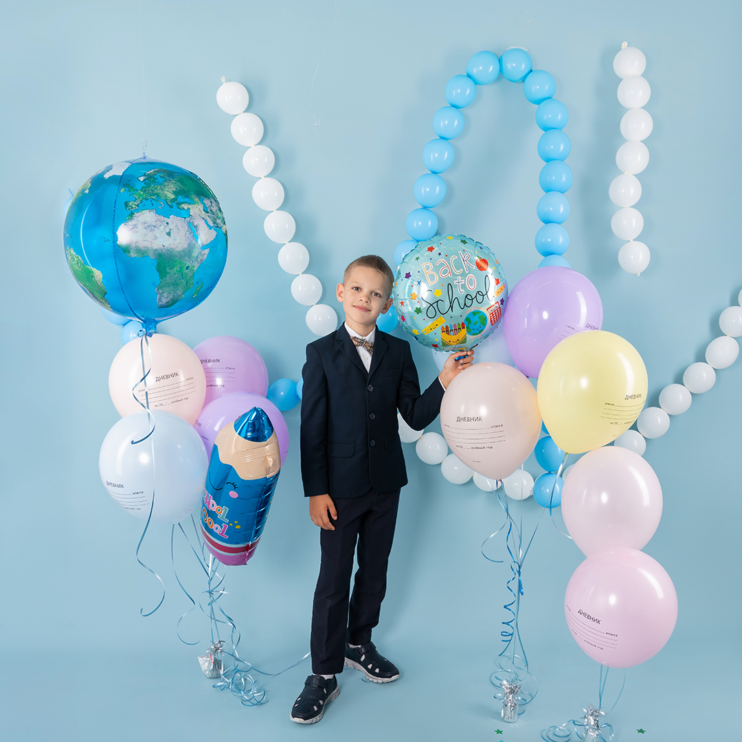 Шар 3D (22''/56 см) Сфера, Планета Земля, Глобус, 1 шт.