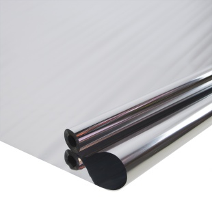 Упаковочная пленка 20мкм (0,7*15 м) Металл, Серебро, Металлик, 1 шт.