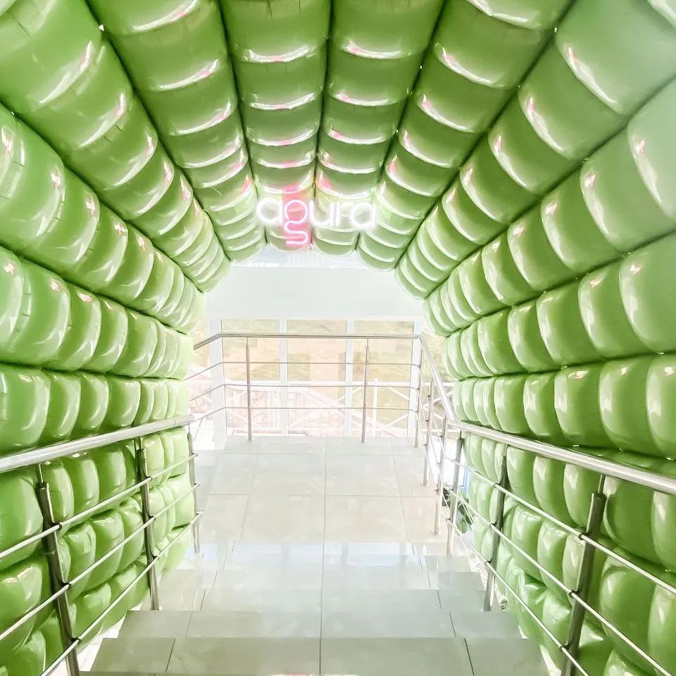 Шар (16''/41 см) Мини-Блок, Серебро, 1 шт.