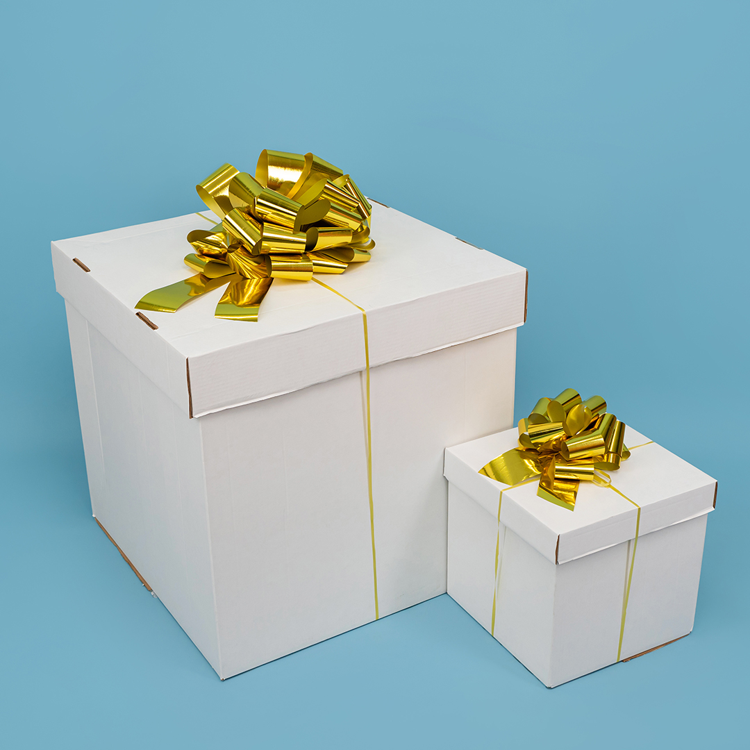 Бант Шар, Золото, Металлик, 36 см, 1 шт. в упак. 