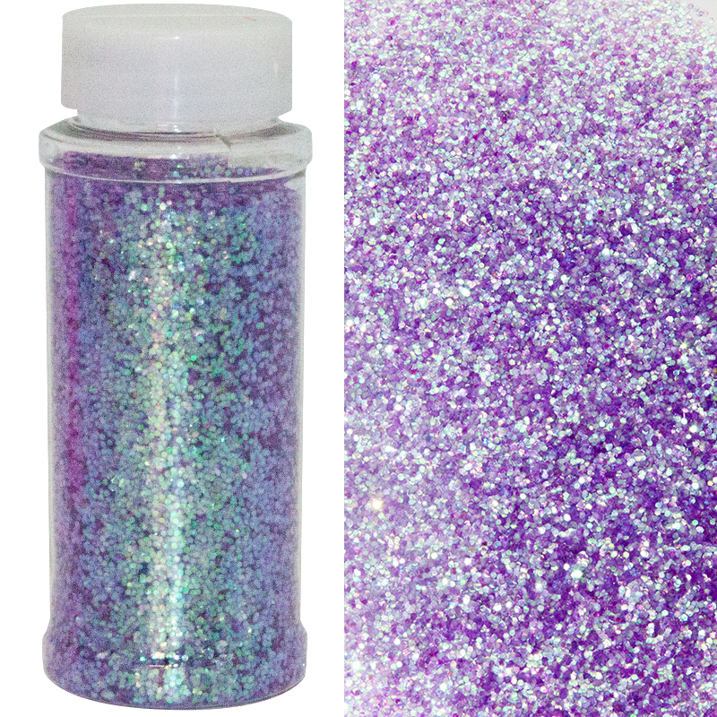 Конфетти фольга Шестиугольники, Сиреневый, Перламутр, 0,1 см, 90 г.