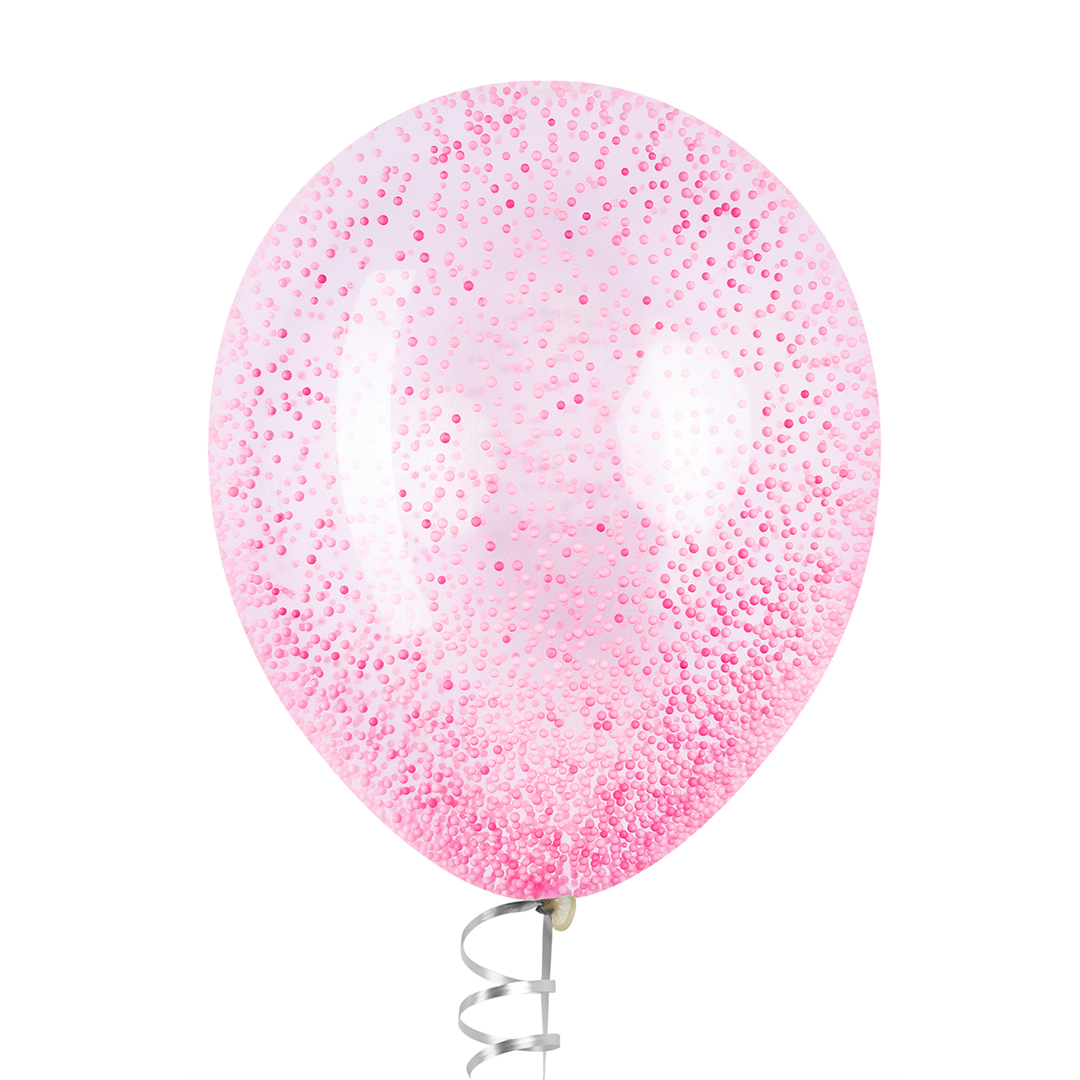 Шарики пенопласт, Розовый, 2-4 мм, 10 гр.