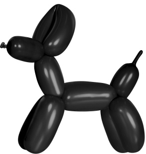 Шар (1''/3 см) ШДМ, Черный, пастель, 100 шт.