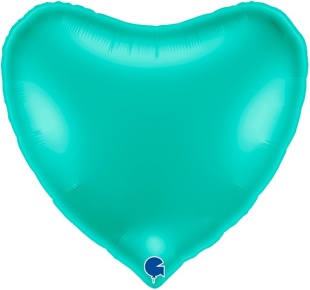 Шар (36''/91 см) Сердце, Тиффани, 1 шт. в уп.