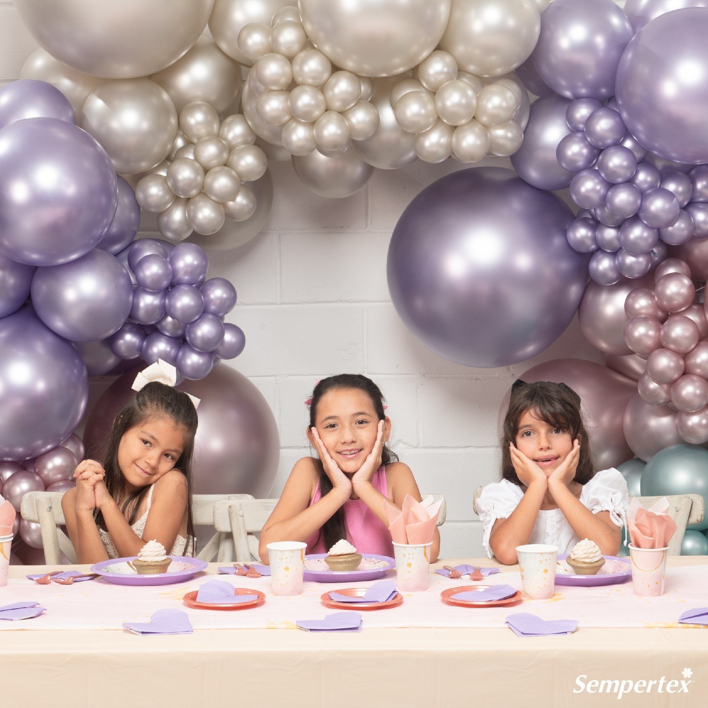 Шар (24''/61 см), Кремовый жемчуг  (873), шелк, 3 шт.