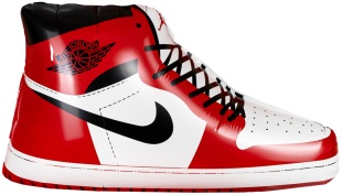 Шар (24''/61 см) Фигура, Спортивные кеды, Красный, 1 шт. в уп.