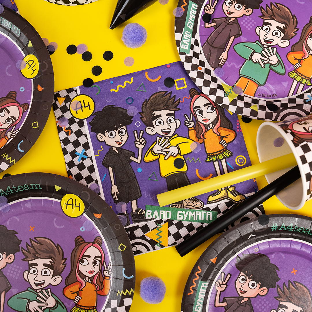 Сервировочные салфетки, Влад А4, 33*33 см, 20 шт.