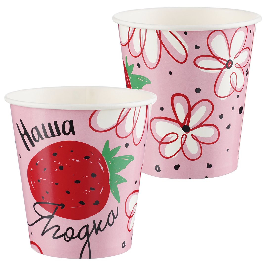 Стаканы (250 мл) Наша Ягодка, 6 шт.
