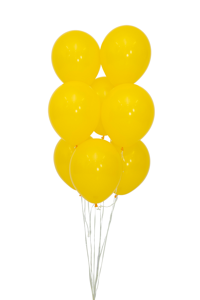 Шар (12''/30 см), Медово-желтый (021), пастель, 12 шт.