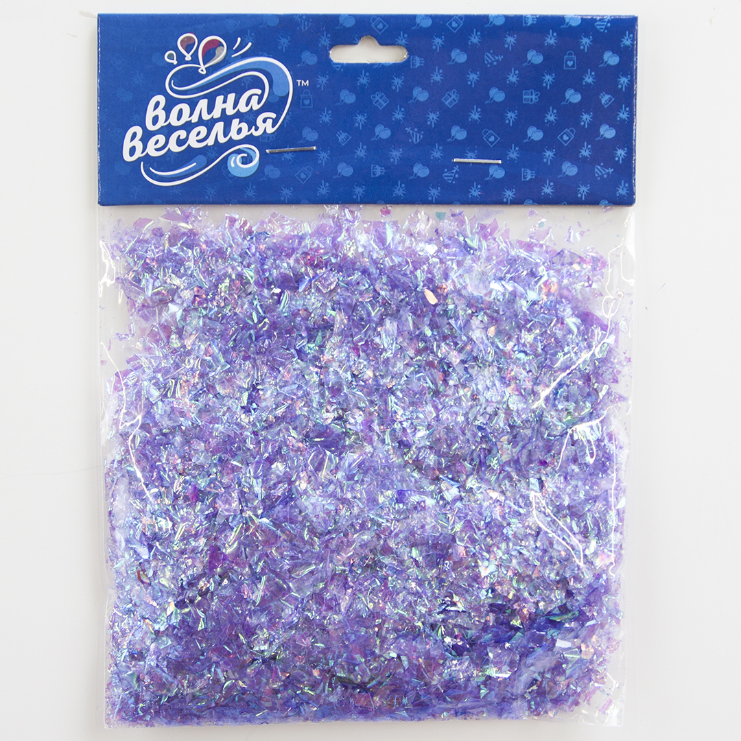 Конфетти дробленые Сиреневый, Хамелеон, 20 г.