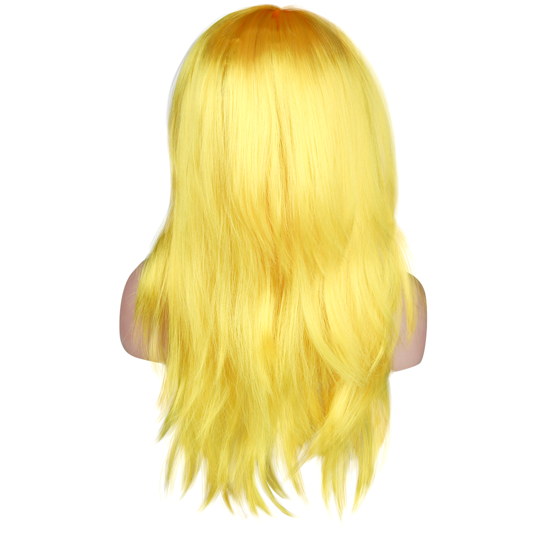 Парик карнавальный, 160 гр, Классик, Желтый, 1 шт. в упак. 