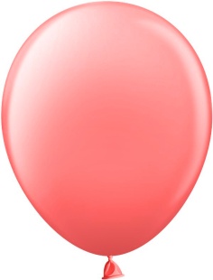 Шар (10''/25 см), Красный коралл, макарунс, 100 шт.