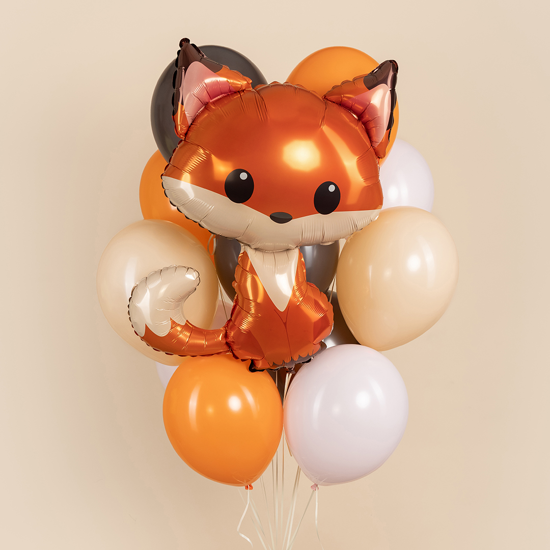 Шар (36''/91 см) Фигура, Лисенок, 1 шт.