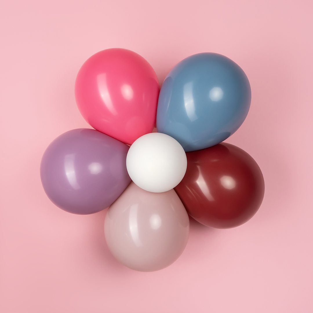 Шар (5''/13 см), Фламинго, пастель, 100 шт.