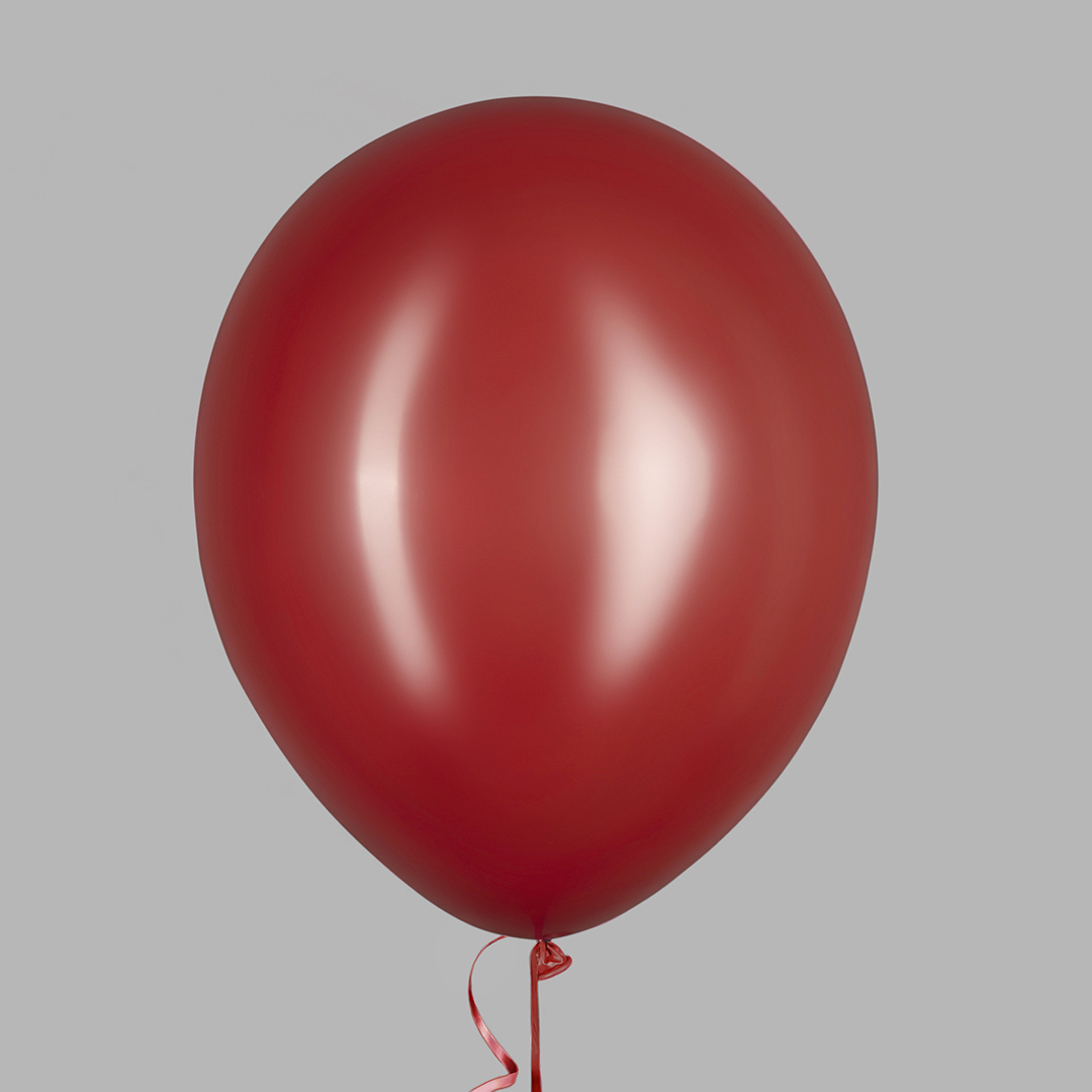 Шар (12''/30 см), Королевский красный (016), пастель, 12 шт.