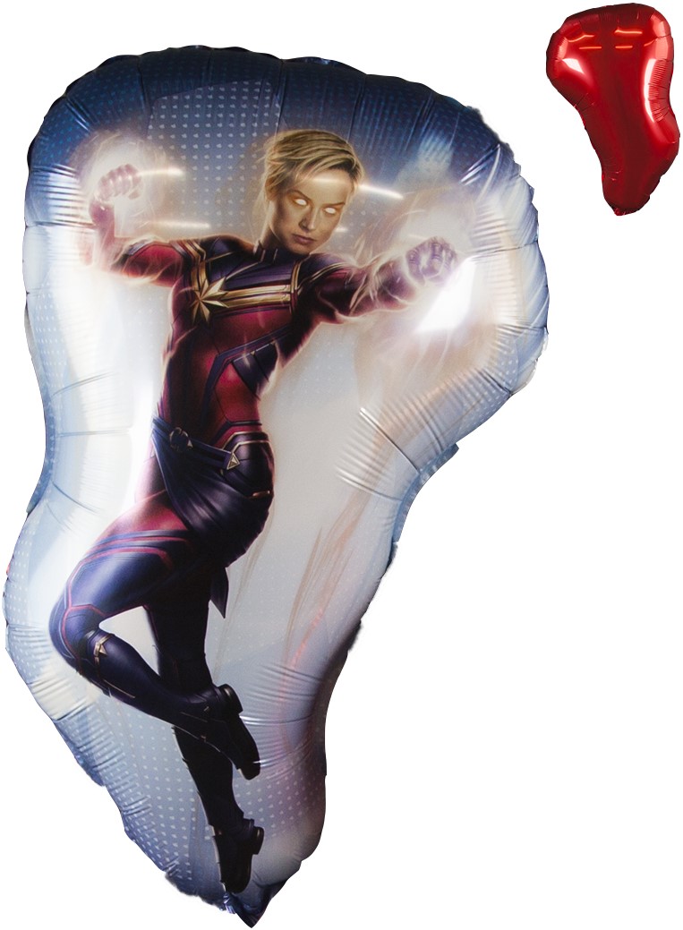 Шар (29''/74 см) Фигура, Герои Марвел, Капитан, 1 шт.