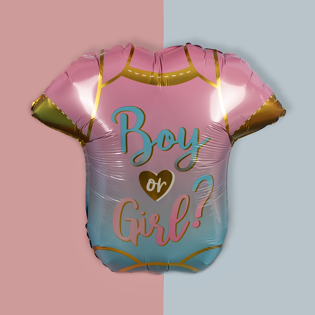 Шар (24''/61 см) Фигура, Боди, Гендер Пати, 1 шт.
