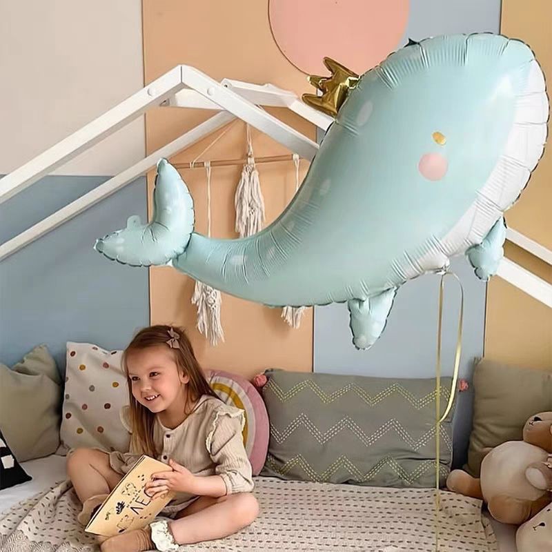 Шар (36''/91 см) Фигура, Кит в короне, 1 шт.