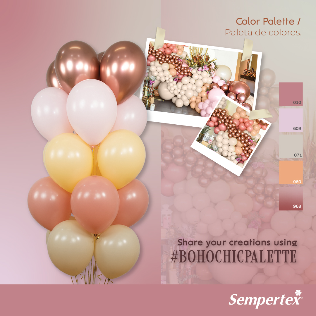 Шар (12''/30 см), Розовое дерево (010), пастель, 12 шт.