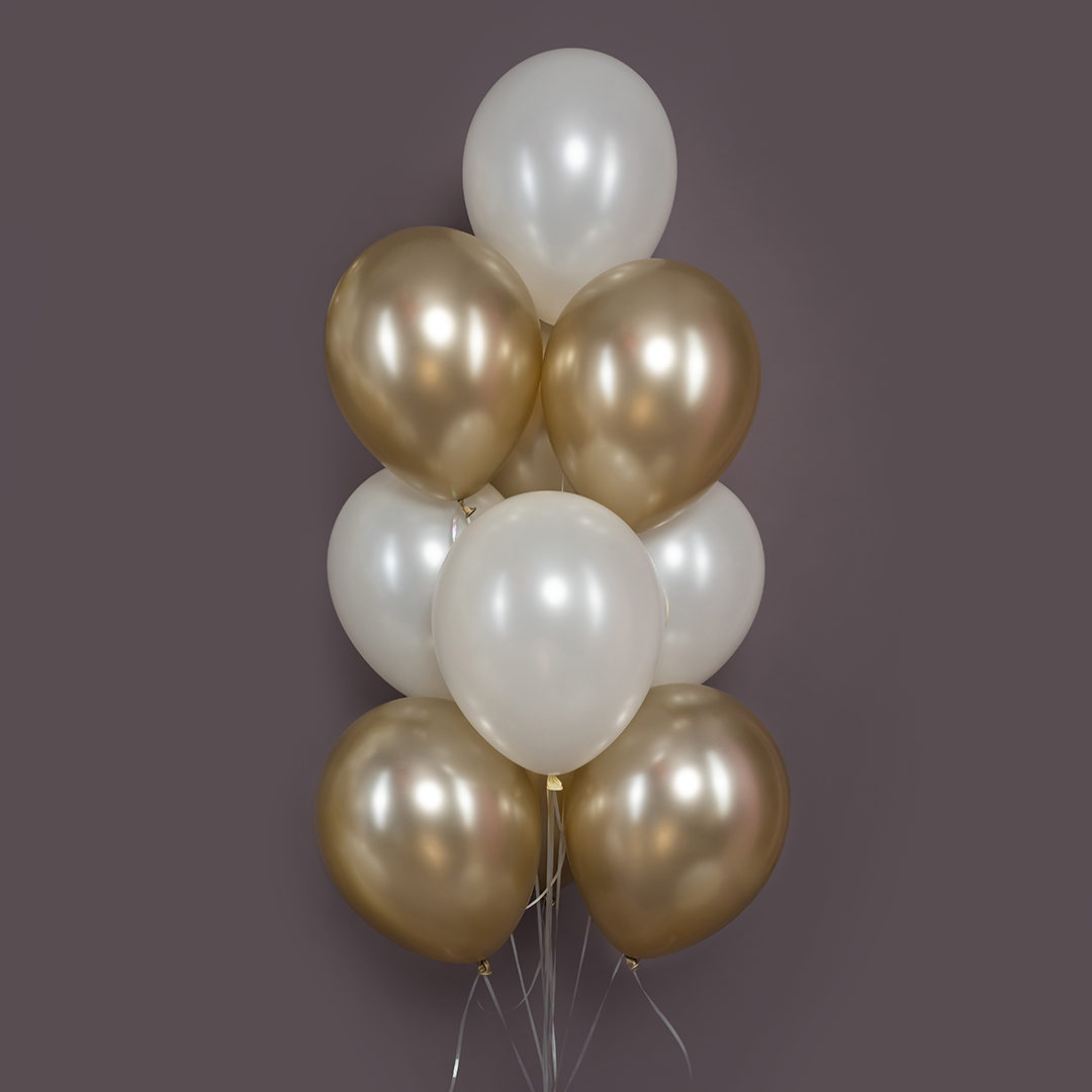 Шар (12''/30 см), Золотой Песок (870), шелк, 50 шт.