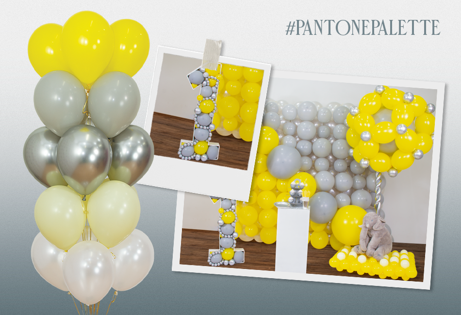 Шар (12''/30 см), Желтый (020), пастель, 50 шт.