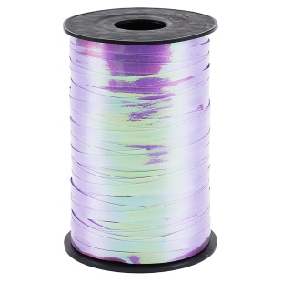 Лента полипропиленовая (0,5 см*250 м) Северное сияние, Лиловый, Хамелеон, 1 шт.