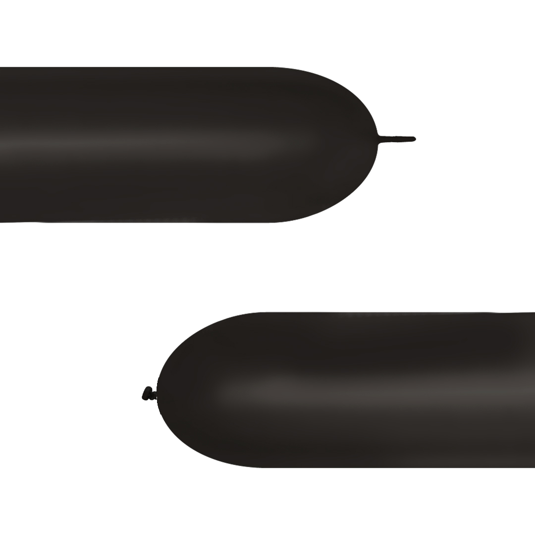 Шар (6''/15 см) ШДМ, Черный (080), пастель, 20 шт.